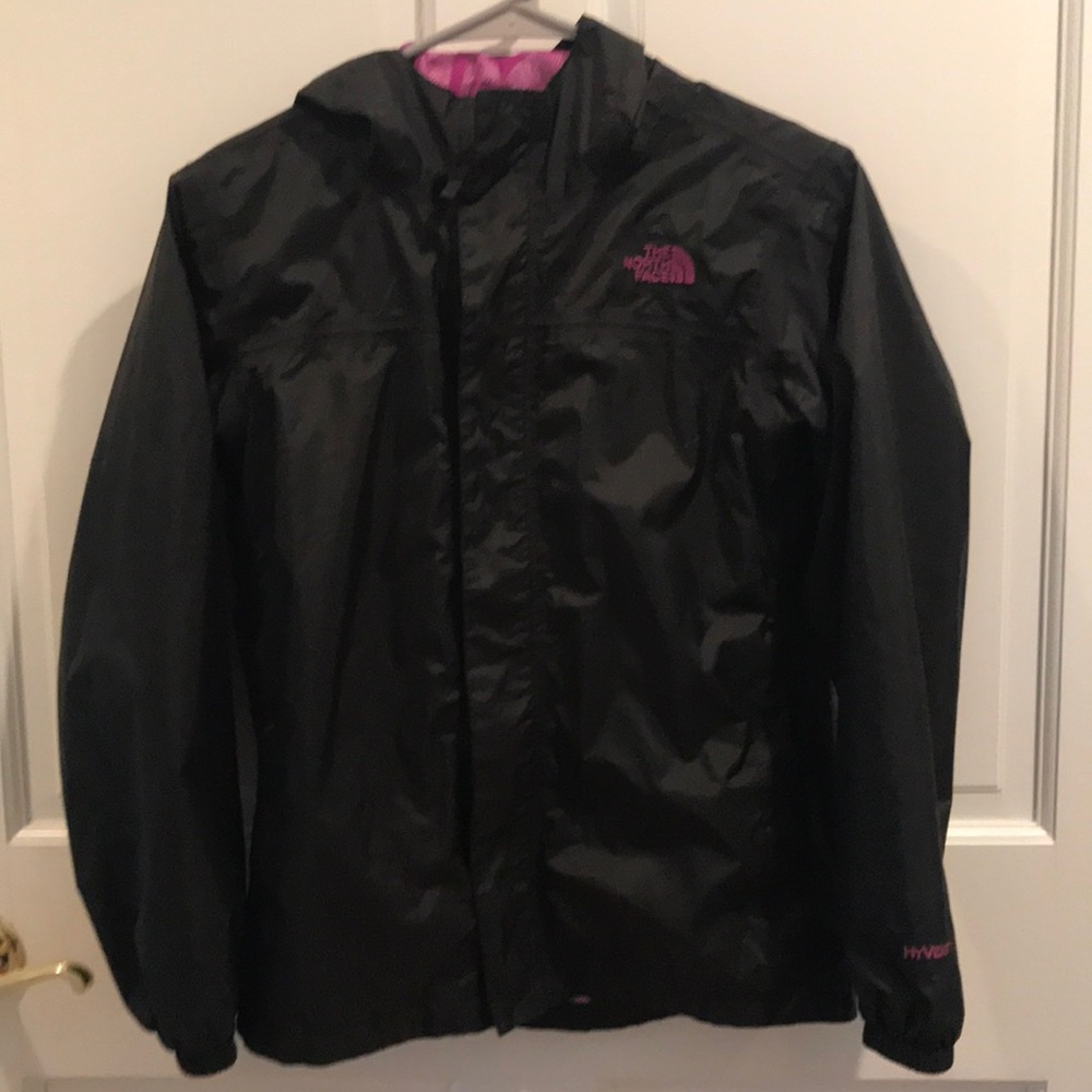 Girls North face Rain Coat